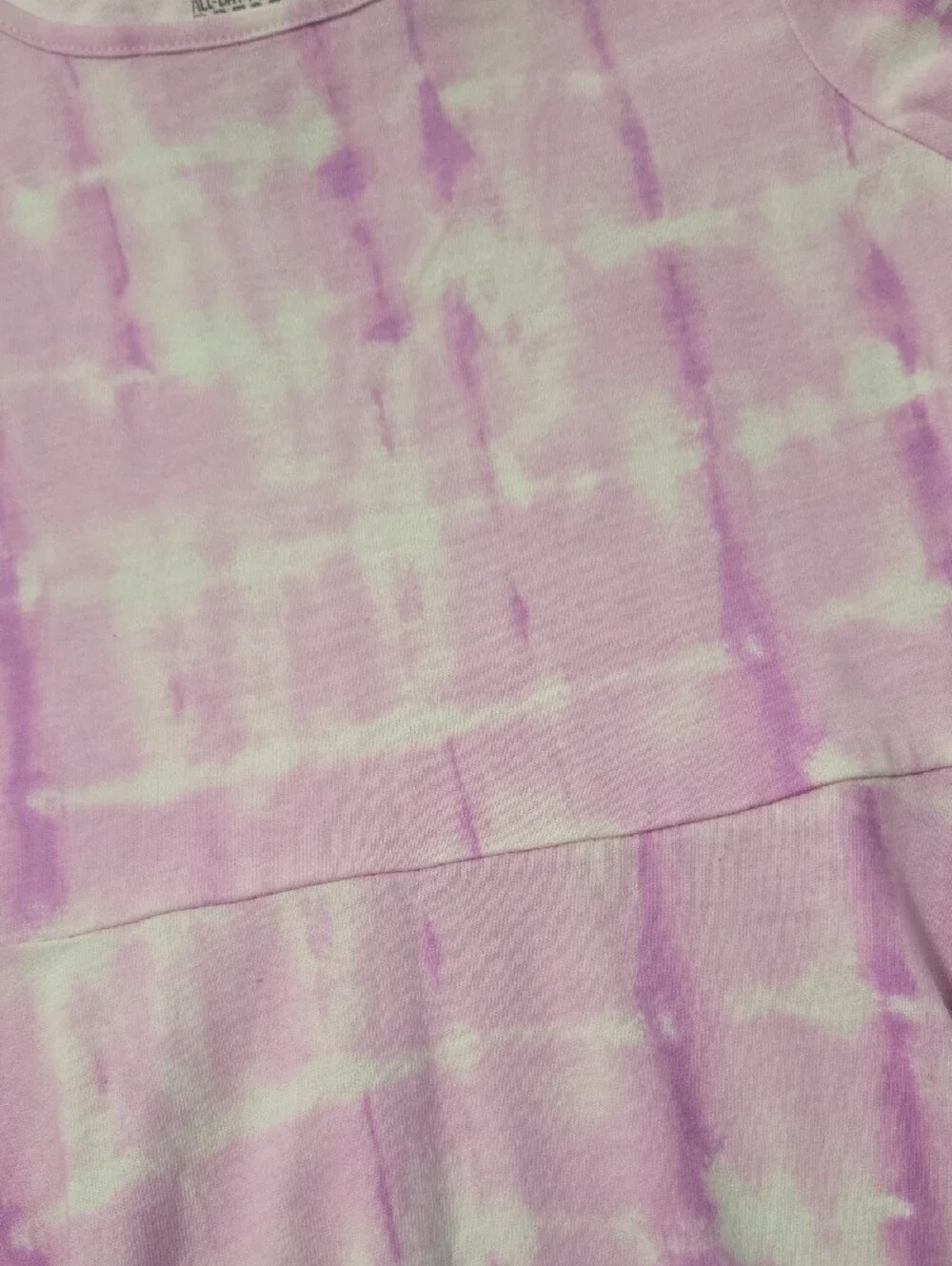 jumping beans Lavender & White Tie-Dye Girls' Short Sleeve Dress